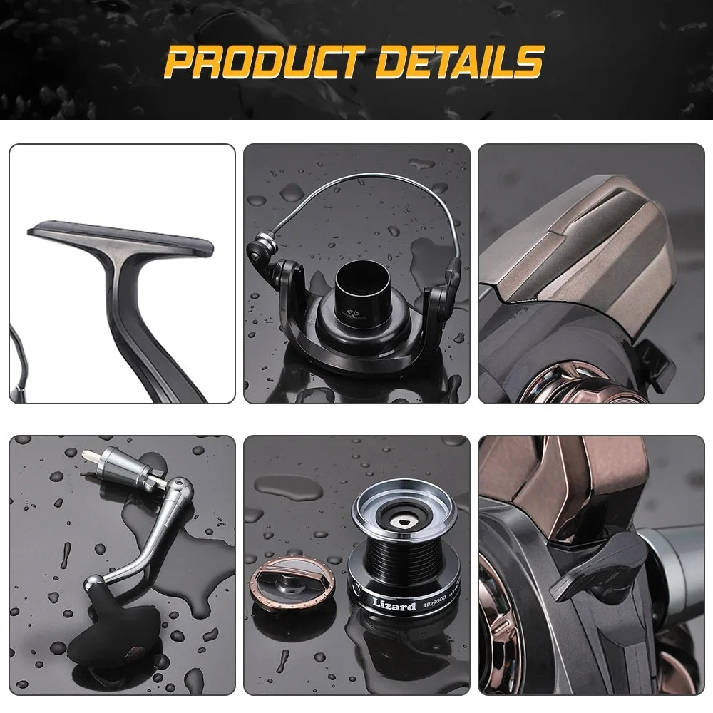 Series BoatSea 3000-10000 lizard 13bb+1 3000-10000 Ball Boat Ball Reel Reel,Sea 3000-10000 Siuke Reel Rookin Reel Series Fishing