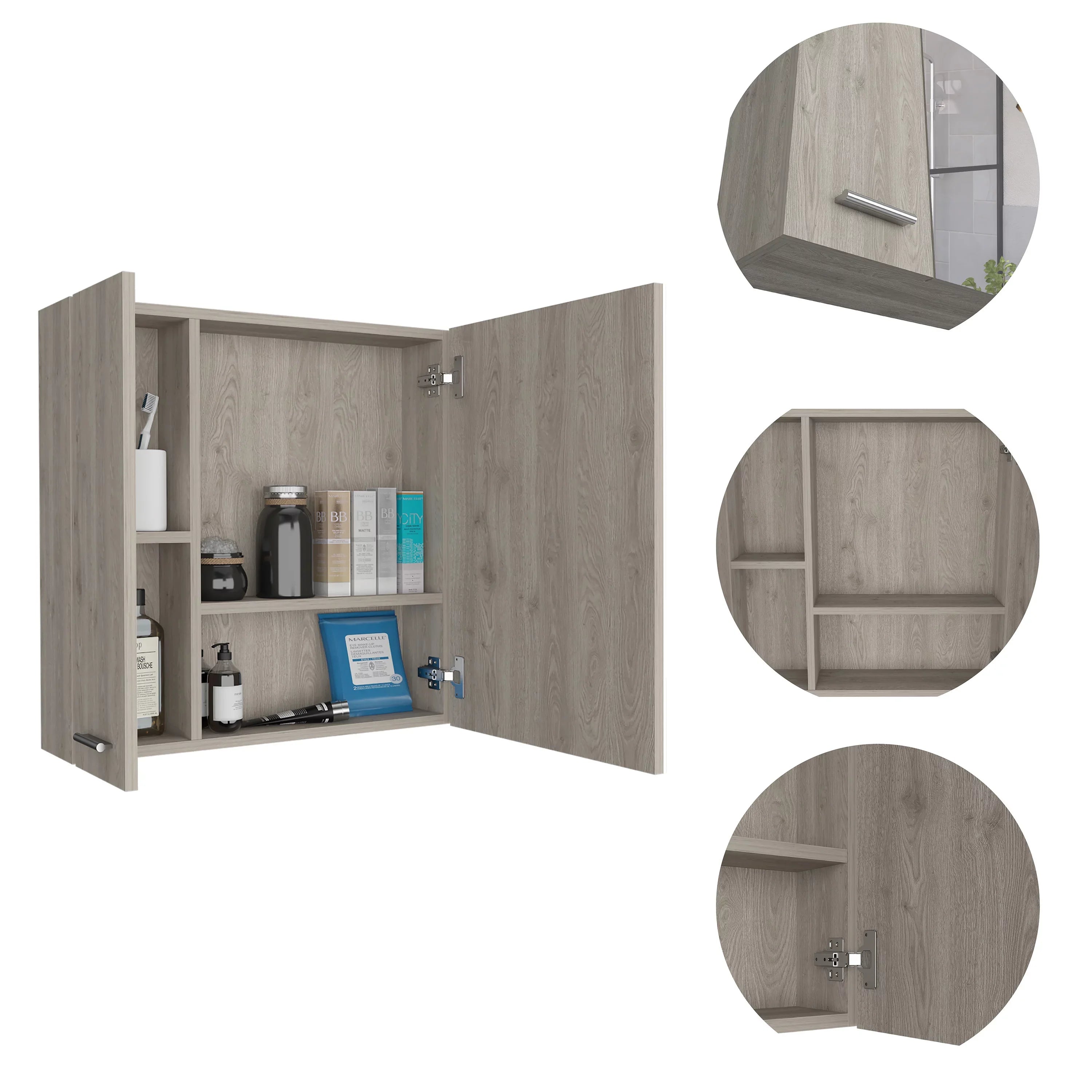 Elegant Ample Medicine 4-Shelf Cabinet | Storage