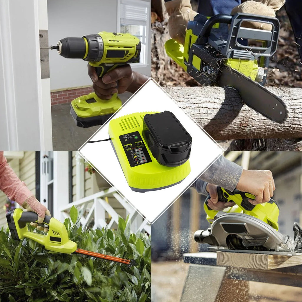 P117 P106 US 18Volt Charger For High 18V Lithium-Ion Capacity Battery P108 RYOBI