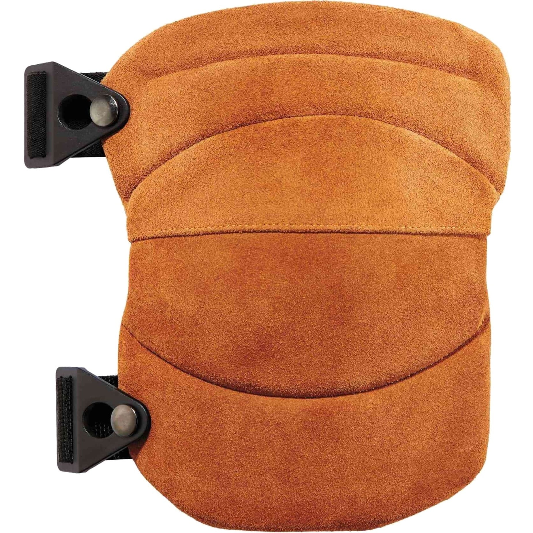 Ergodyne Knee - Soft Leather Wide Pads ProFlex? Brown 230LTR Cap,