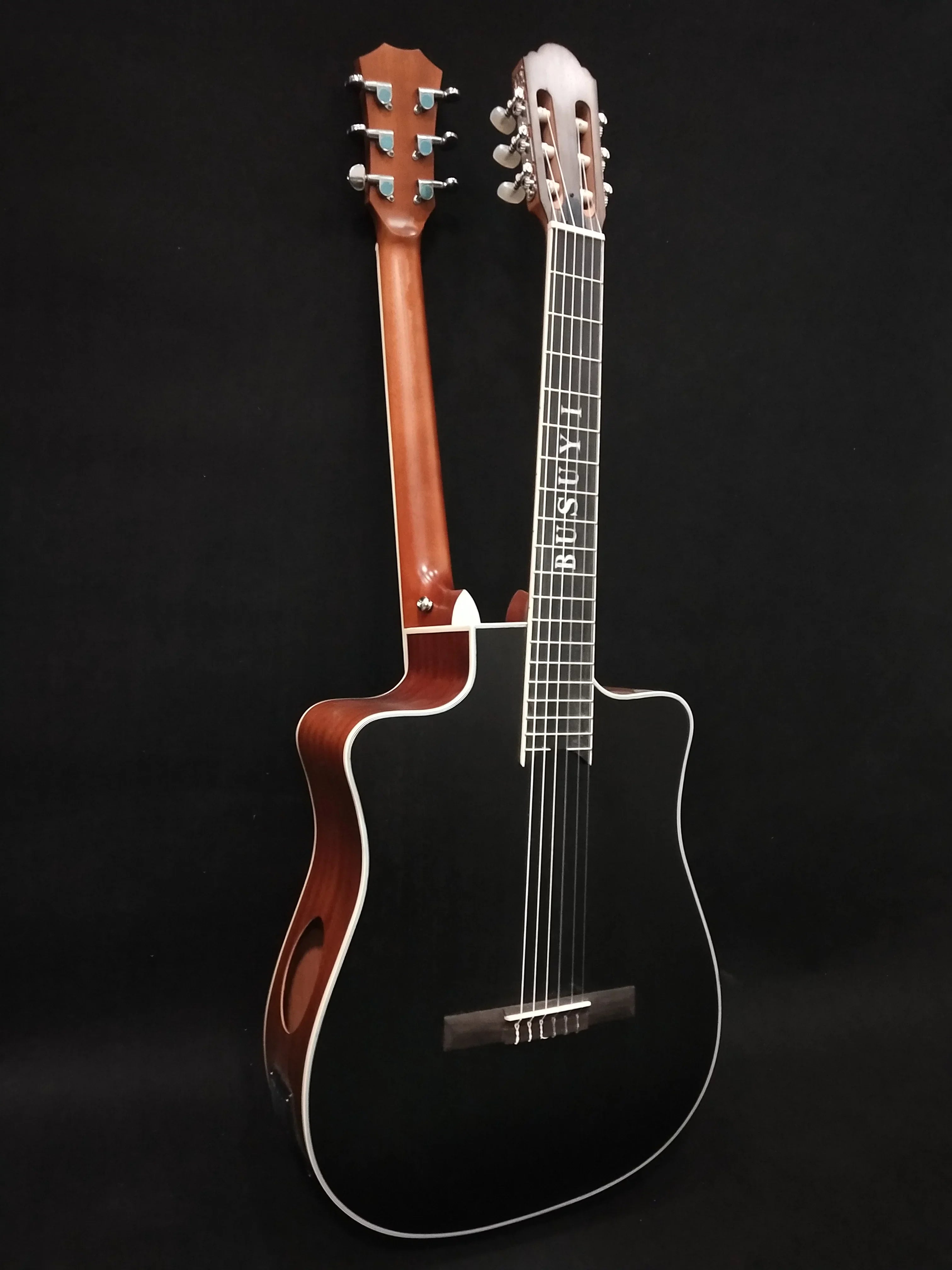 Acoustic Bag Neck, classical NPT Busuyi 2021 6 /6 Strings Strings Guitar + Double Double Sided