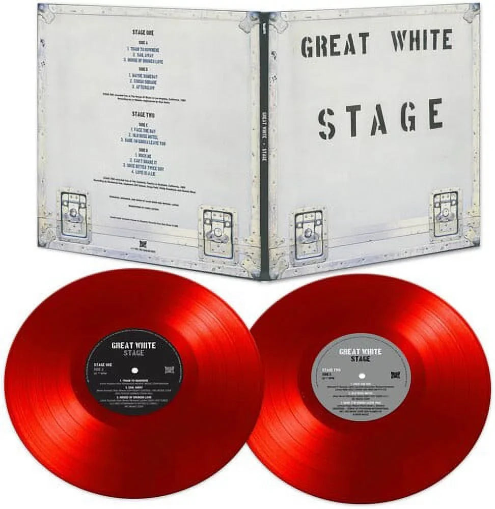 '- - - Great Red Vinyl White Stage