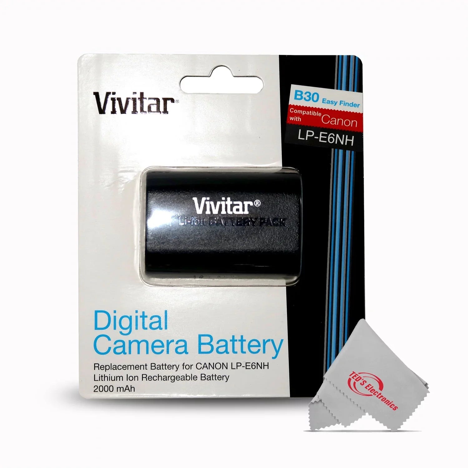 LP-E6NH 2000mAh EOS R5 Vivitar For Canon Pack EOS / / Canon 7.4V Replacement R CBE6NH Battery Li-ion R6 EOS