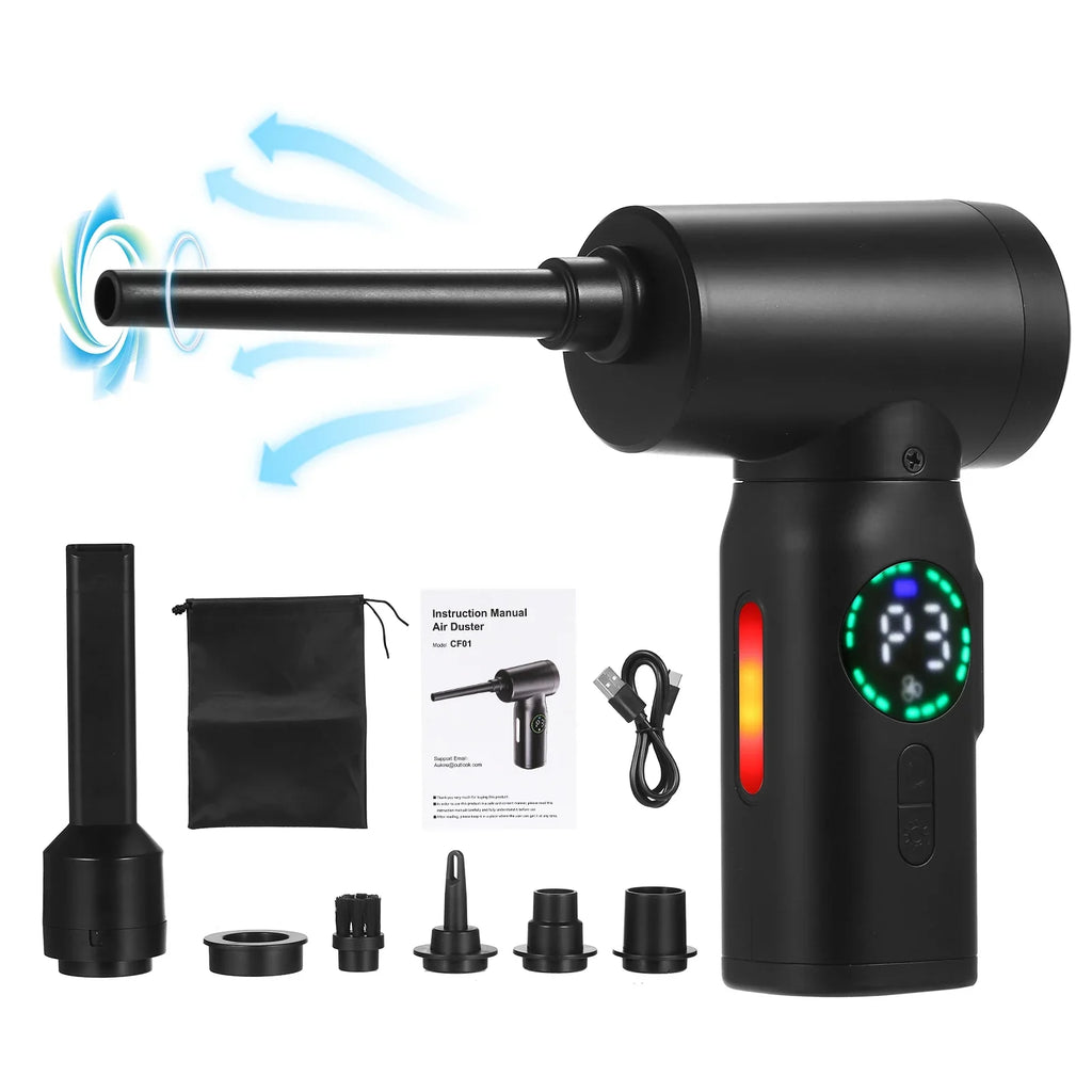 Compressed Efficient Computers, Electric Air More Duster and 100W Dust Blower for Brush Pinnaco Cars, Motor Cleaner -