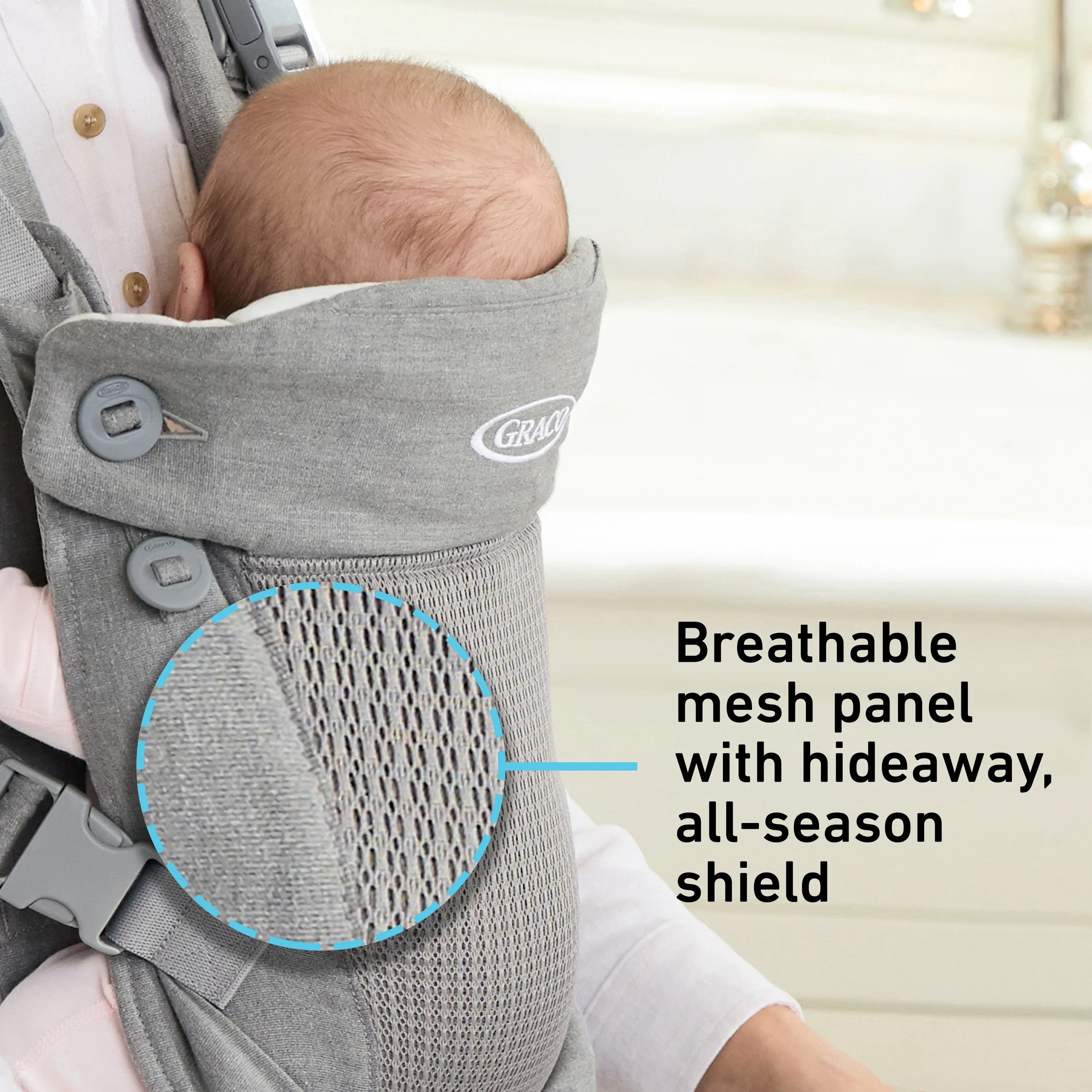 Carrier, Cradle Mineral 4-in-1 Graco Baby Gray Me