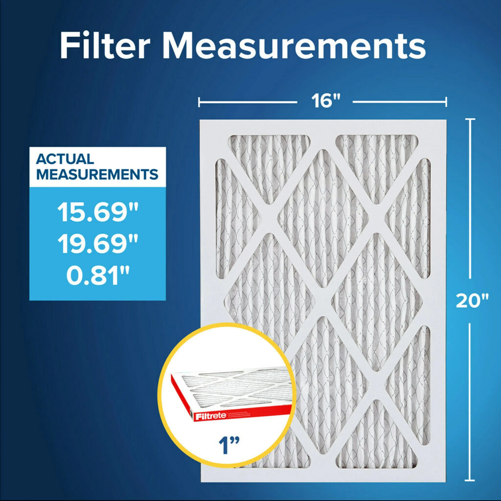 Filter, 2 1000 MPR Filtrete Air Defense, Filters MERV Allergen 16x20x1 11,