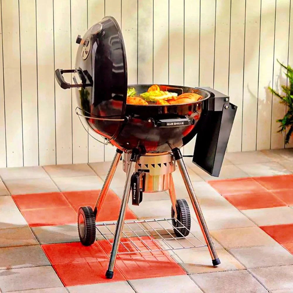 Sear Kettle Charcoal Grill 22 Slow SnS in by Grills 'N