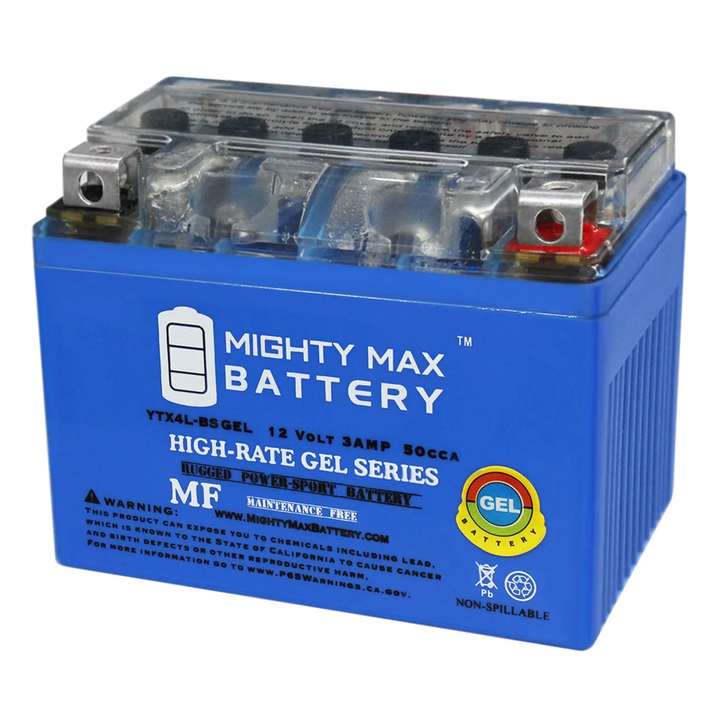 Sea-Doo Battery GSI GEL 1997 Replacement for YTX4L-BS