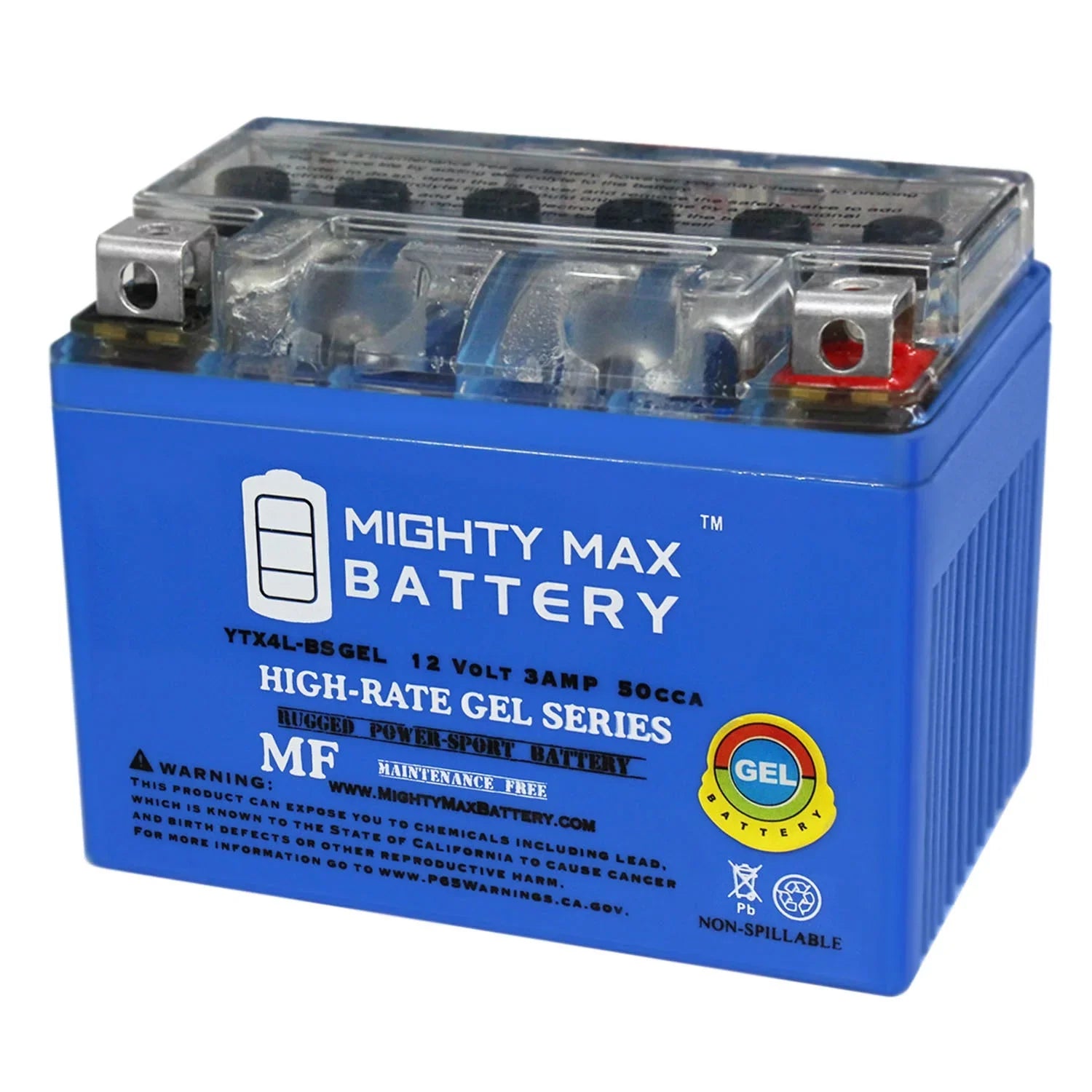 Sea-Doo Battery GSI GEL 1997 Replacement for YTX4L-BS
