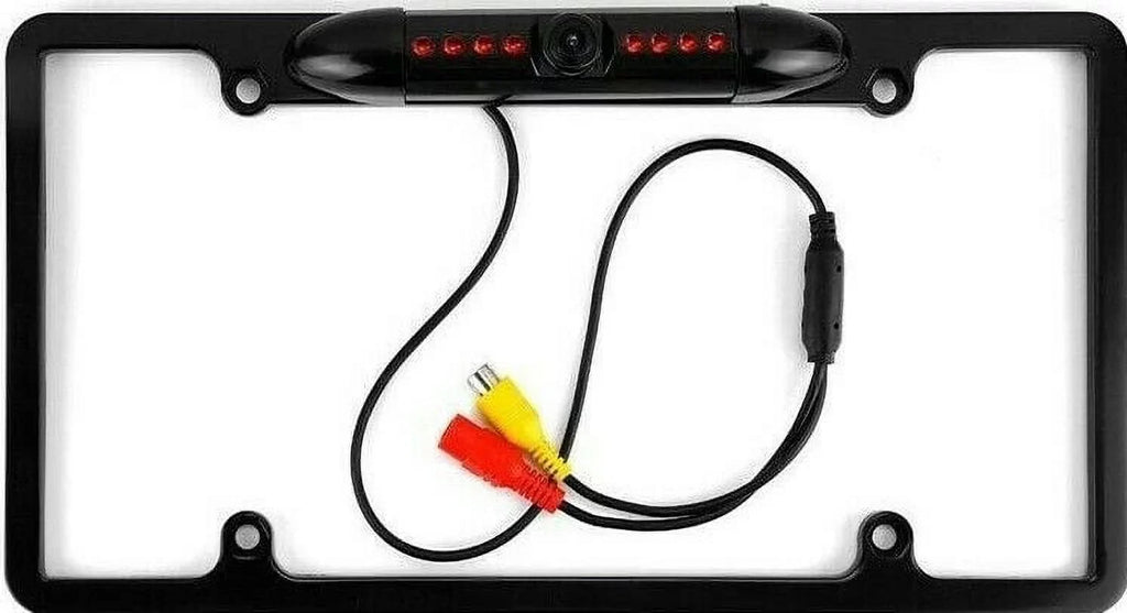 8IR Rear Frame Backup View Camera Plate Vision US Parking Night Car License