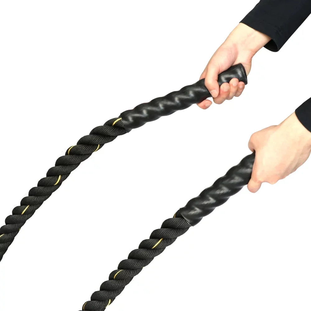 and Training Length, Sleeve 1.5 Poly ft Rope Rope Protective with Wall Mount in Battle Diameter 30 Dacron