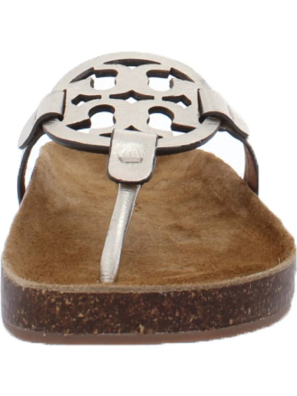 Burch Ergonomic Cloud Women's Metallic Tory Slide Leather Miller Sandals