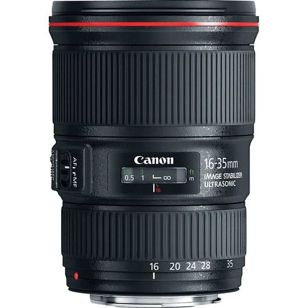 Lens, 16-35mm and Tulip Pro Filter Kit, Canon Keeper Cap Pouch, Bundle Lens Hood Lens EF IS Lens Includes: - More USM f/4L