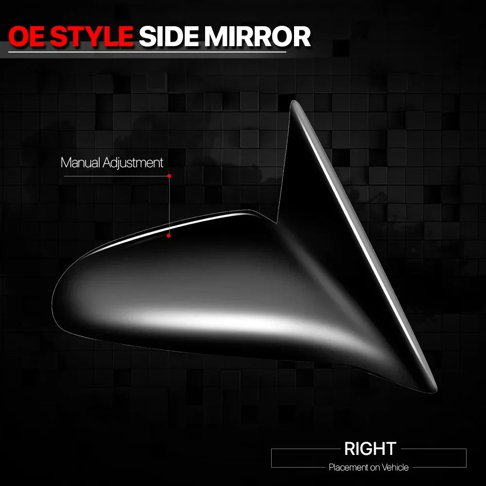 Right Manual 00 99 Swift Operated View 1995-2001 Suzuki Door Side Mirror Rear 98 Passenger Espejos Metro 96 Door Chevy/GEO 97 For