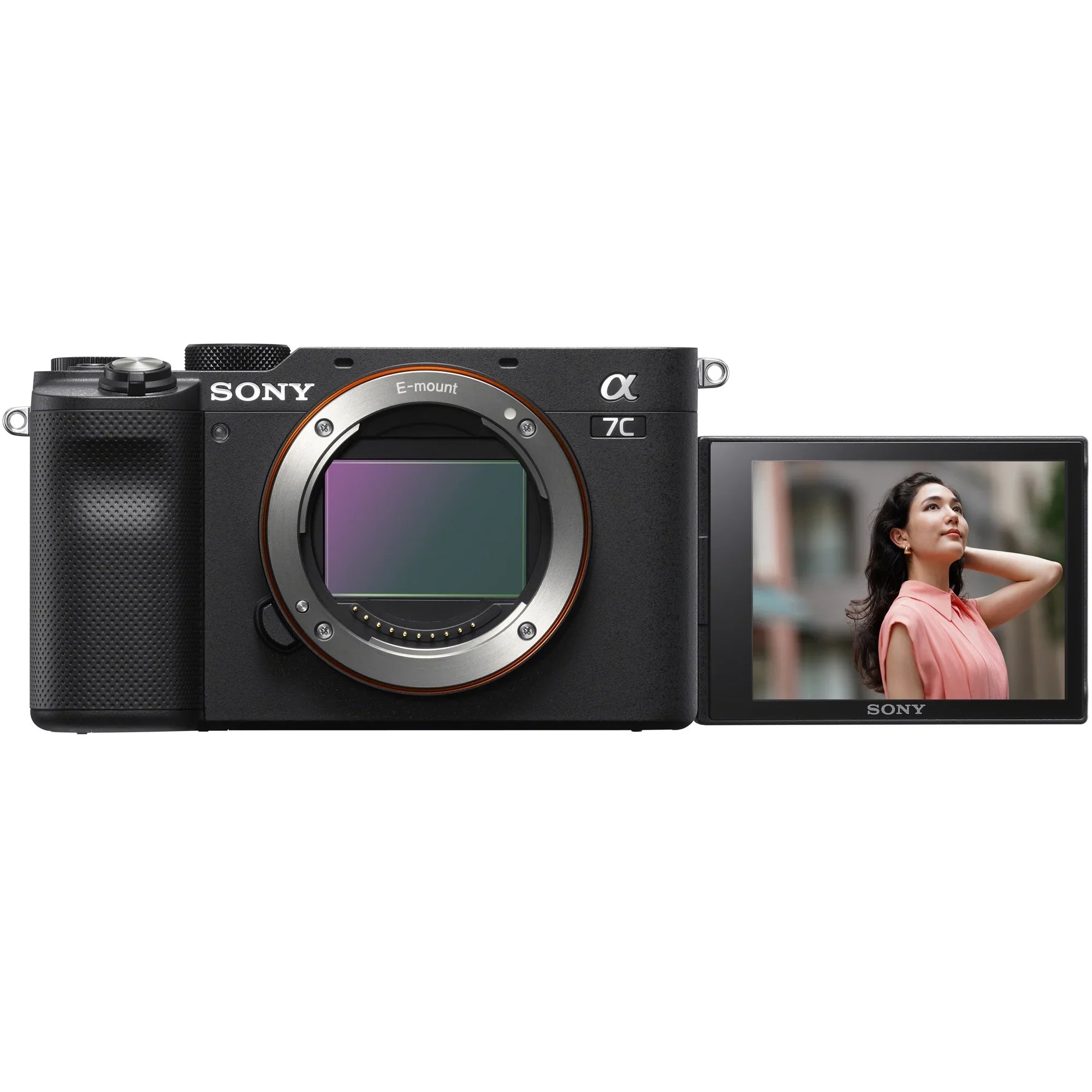 Only Gear Black + GP-VPT2BT with Battery Kit Shooting 2 Vlogger Accessories Body ACCVC1 Remote Camera & Mirrorless Deco ILCE7C/B Grip + Interchangeable Lens Bundle Wireless Sony w. Frame Full a7C Bag