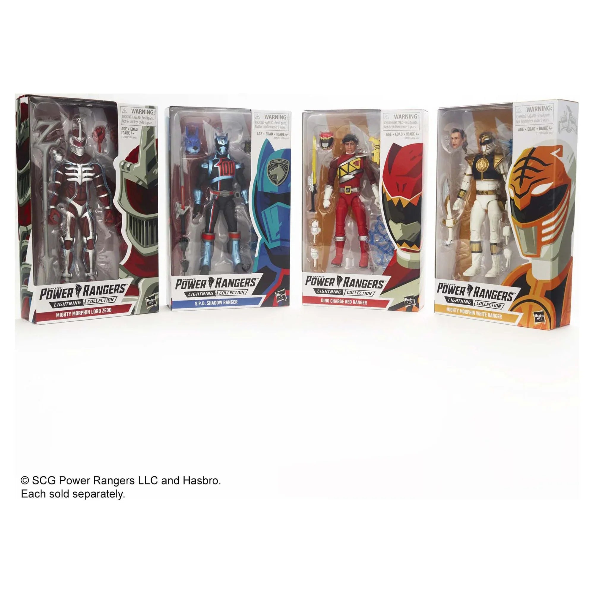 Mighty Ranger 6-inch Power Rangers Morphin White Figure Lightning Collection