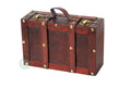 Suitcase Old-fashioned with Straps Small