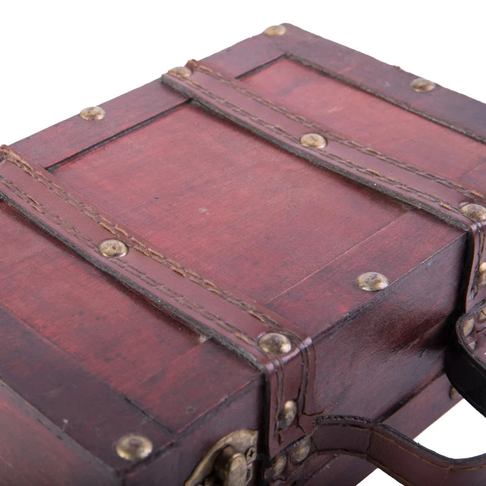 Suitcase Old-fashioned with Straps Small