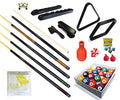 Bridge - Sticks Pieces Pool (Kit-16) Sets Billiard 32 Table Pool Cue Kit - Accessory Ball Premium