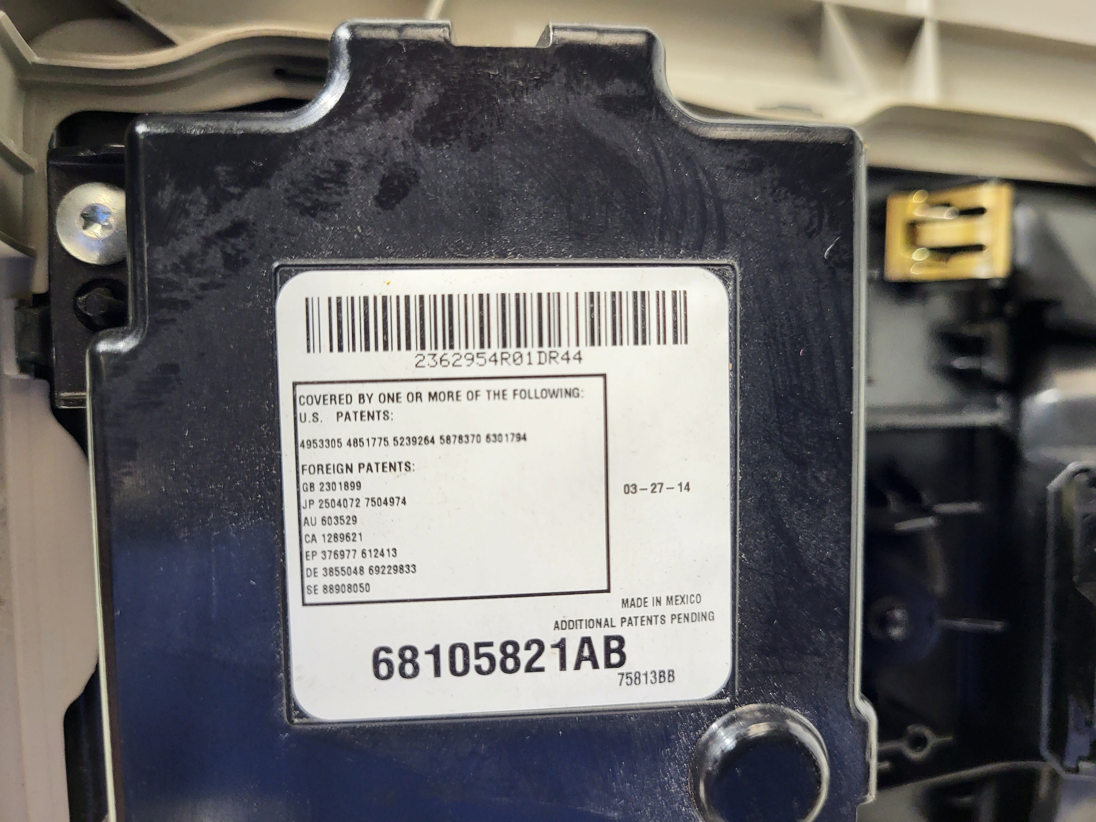 Ram Overhead 1500 Dodge 2013-2015 LKQ Pre-Owned (Good) OEM Console