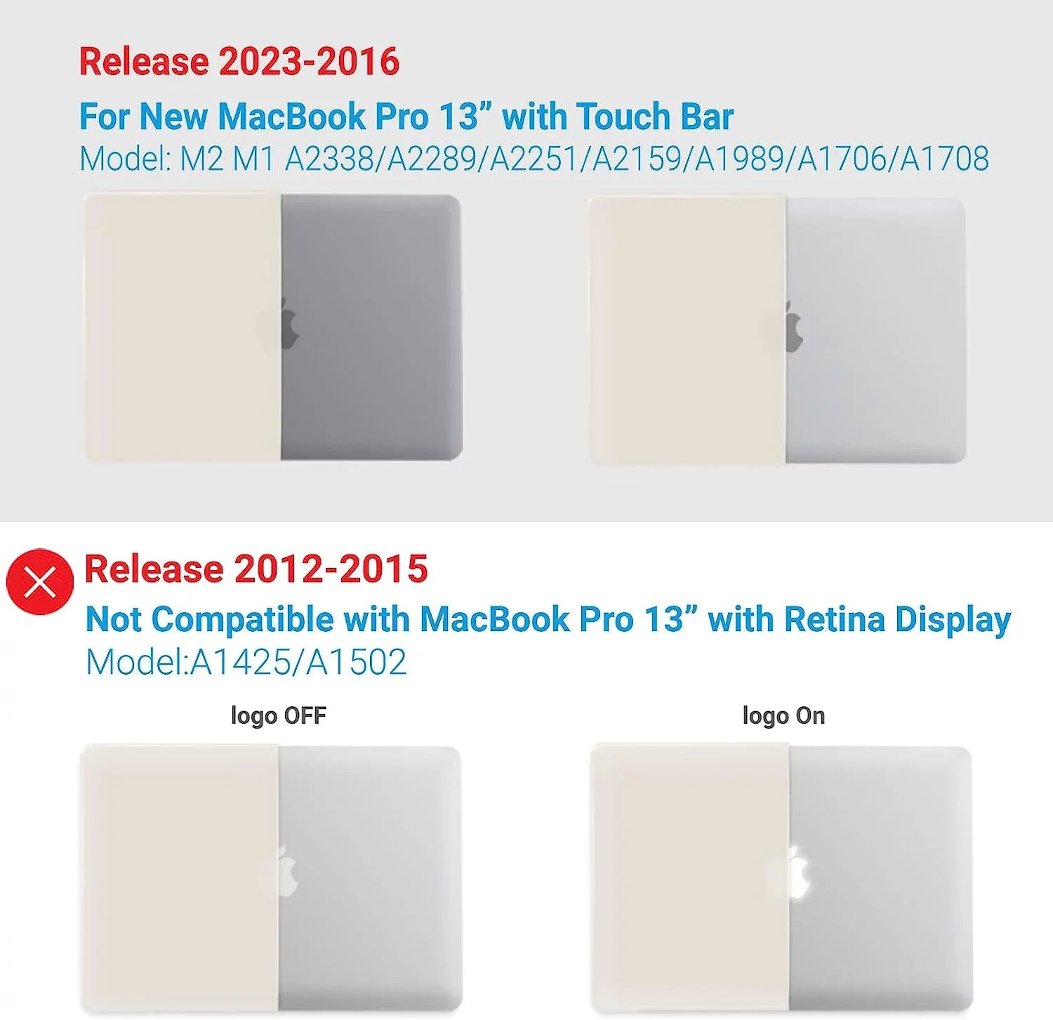 A1989 A1706 2022 A1708, 2021-2016 Inch with Pro 2023 MacBook Compatible IBENZER M2 Case 13 A2338 A2251 M1 A2289 A2159