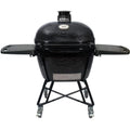 Oval - XL Steel 400 Side Grill Cradle, Grates Kamado Primo Shelves, Stainless Ceramic All-In-One And (2021) With PGCXLC