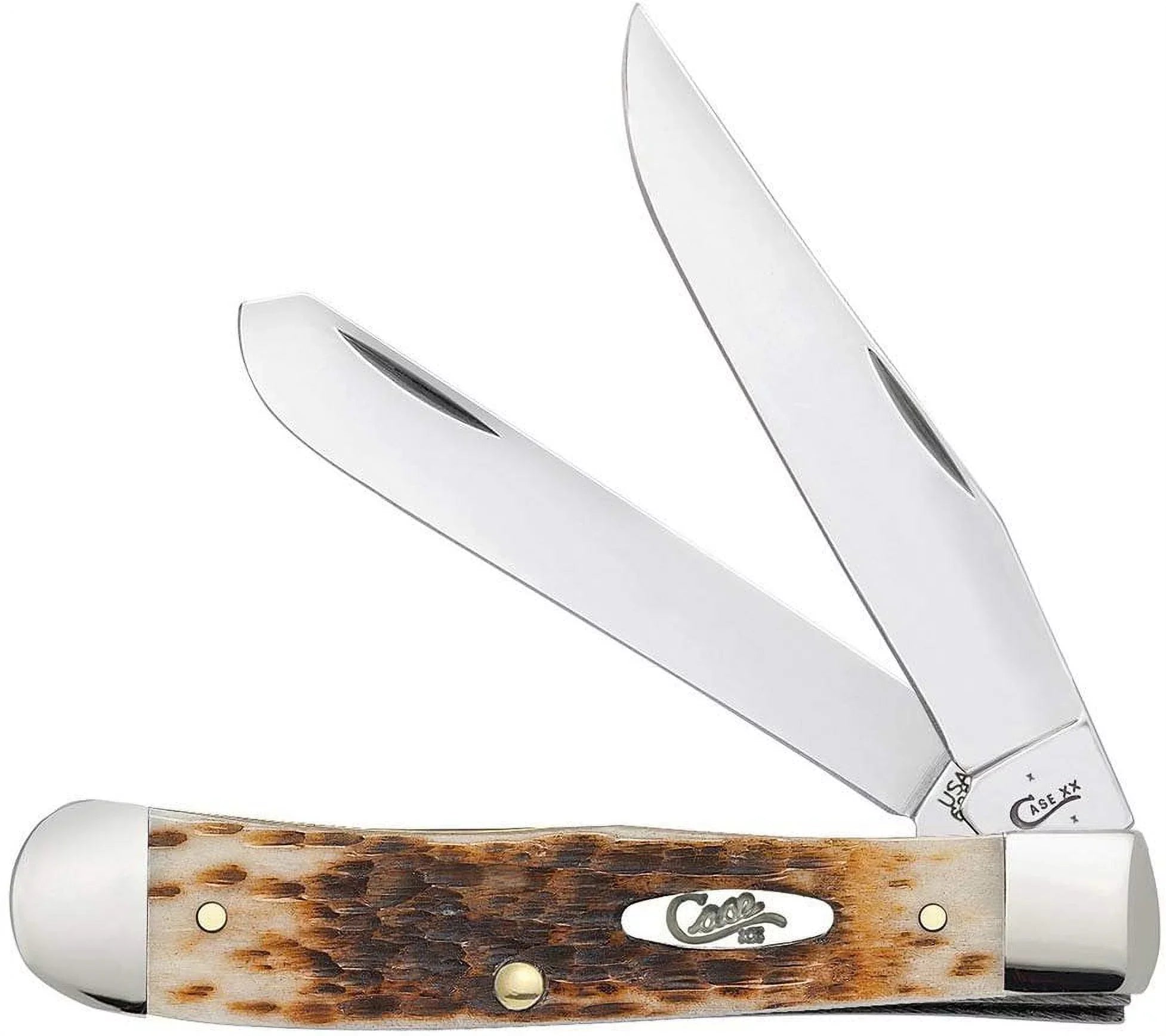 Amber Bone CV Case Knife Trapper Pocket