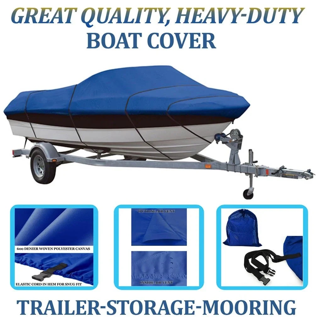 BLUE, / SPORT 1992 O/B BOAT for Compatible 1995 TYEE 1850 1994 1991 QUALITY 1993 GREAT GRAND LUND COVER