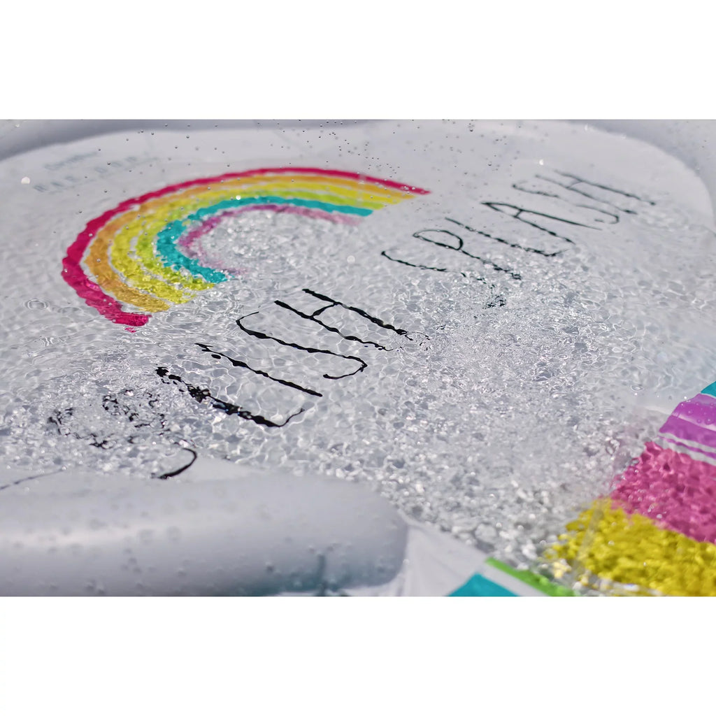 Foot Rae -16 Mat, 5+ & Float, CocoNut Sliding Sprinkler, Age Rainbow Dunn: Water Durable Slide Ride Slide Splash Splish