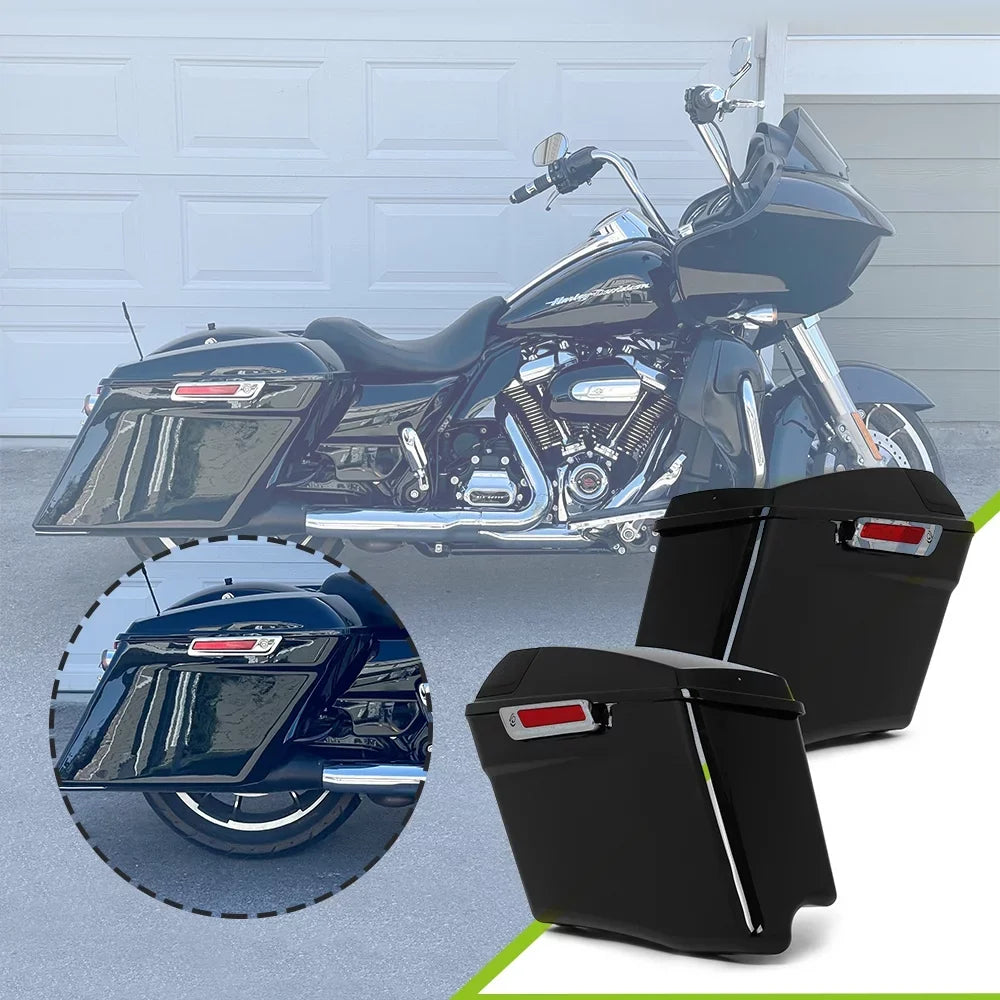Saddlebags Touring 16 Grills 14 21 with Harley Glide 18 Audio 17 Kojem 5" Cover w/Speaker CVO Hard 20 23 19 22 for 15