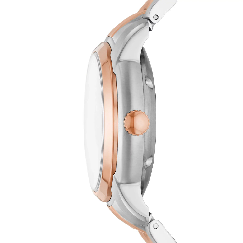 Two-Tone Automatic Stainless Steel Fossil Watch Heritage