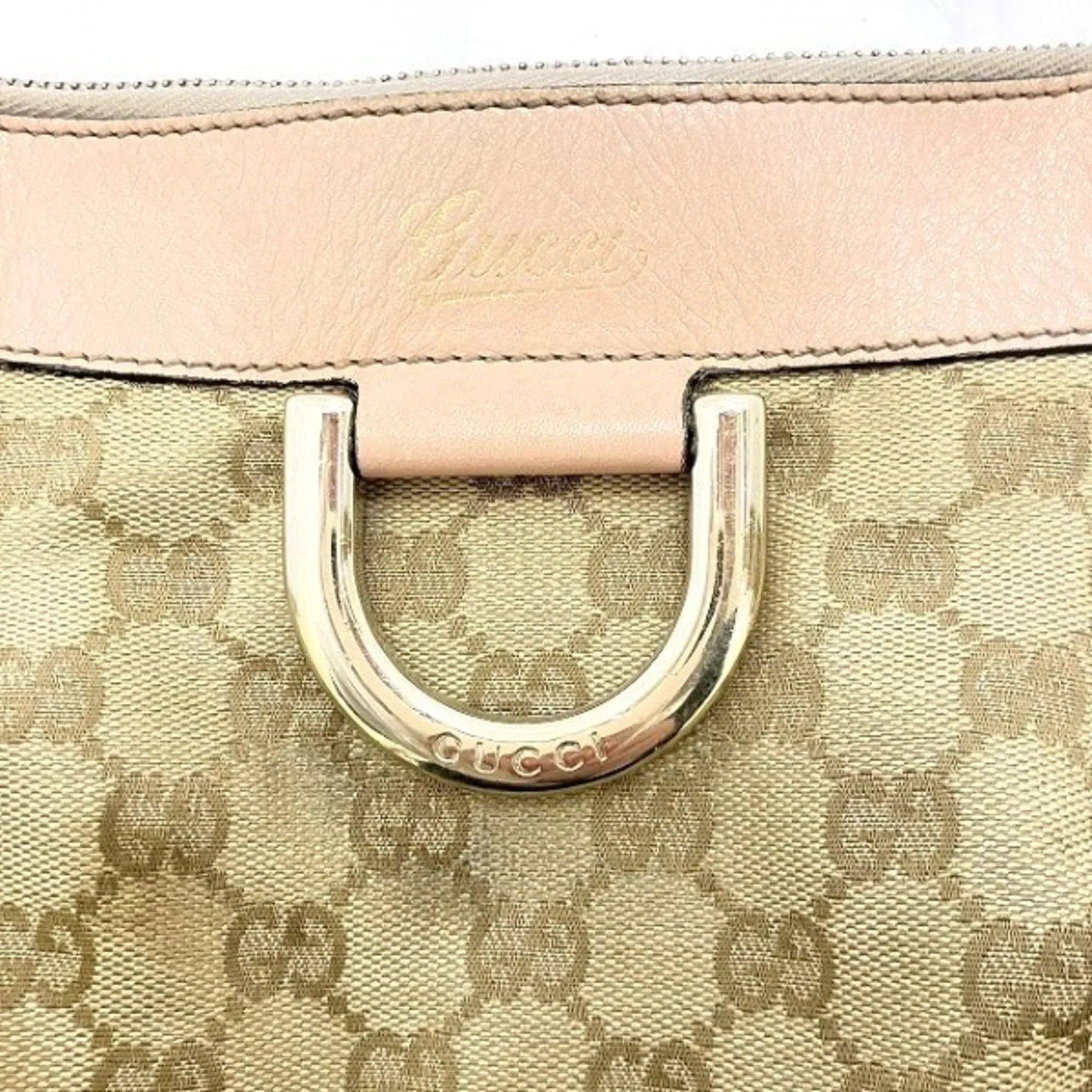 (Good) Shoulder Pre-Owned GUCCI Ladies 203257 Canvas Abbey GG Bag