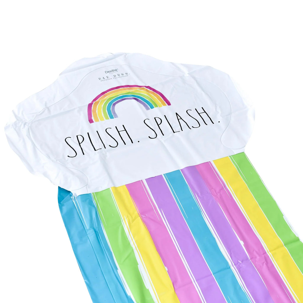 Foot Rae -16 Mat, 5+ & Float, CocoNut Sliding Sprinkler, Age Rainbow Dunn: Water Durable Slide Ride Slide Splash Splish