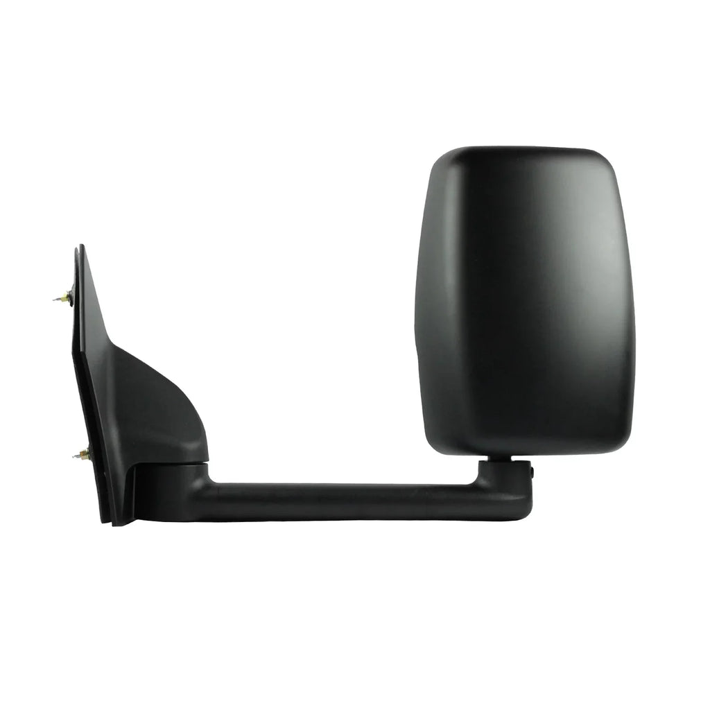 Full w/ dual cover, Side for Mirror Manual Van, Savana Size textured lens, 03-18 62170G GMC foldaway, black System - Fit Towing Driver Chevrolet PTM Express Van/