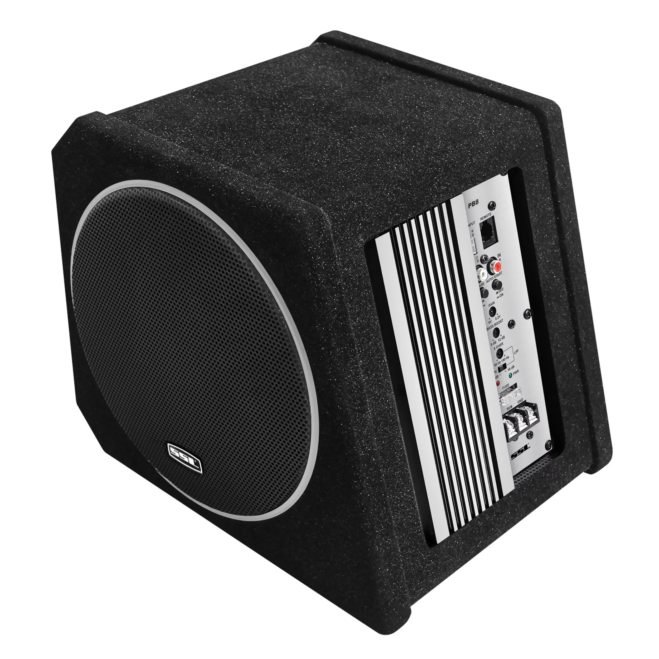 and Audio Radiator, Control, Built-in Storm Enclosures Subwoofer 8 Boxes Subwoofer Powered Package Truck, Laboratories Amplifier, Remote ¨C Car For Amplified Sound PB8 Inch Passive