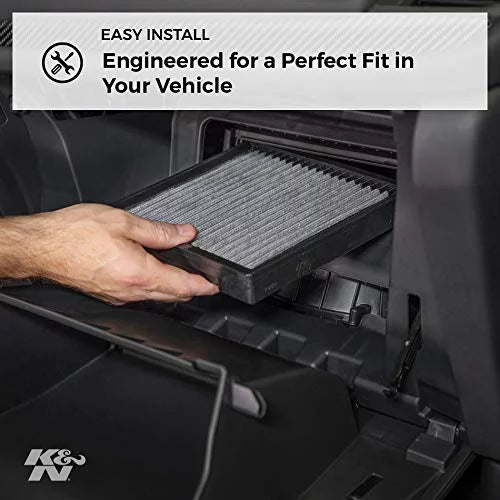 Filter: For Country and Van, Air Select Cabin VF2038 Caravan, Models, Town Cargo Designed & K&N (Grand Washable Vehicle Van) Dodge/Chrysler 2008-2018 Reusable: