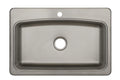 Single Drop Sink Kitchen Bealeton Proflo Basin Stainless - In 32-15/16" Pfsr1b332261 Steel