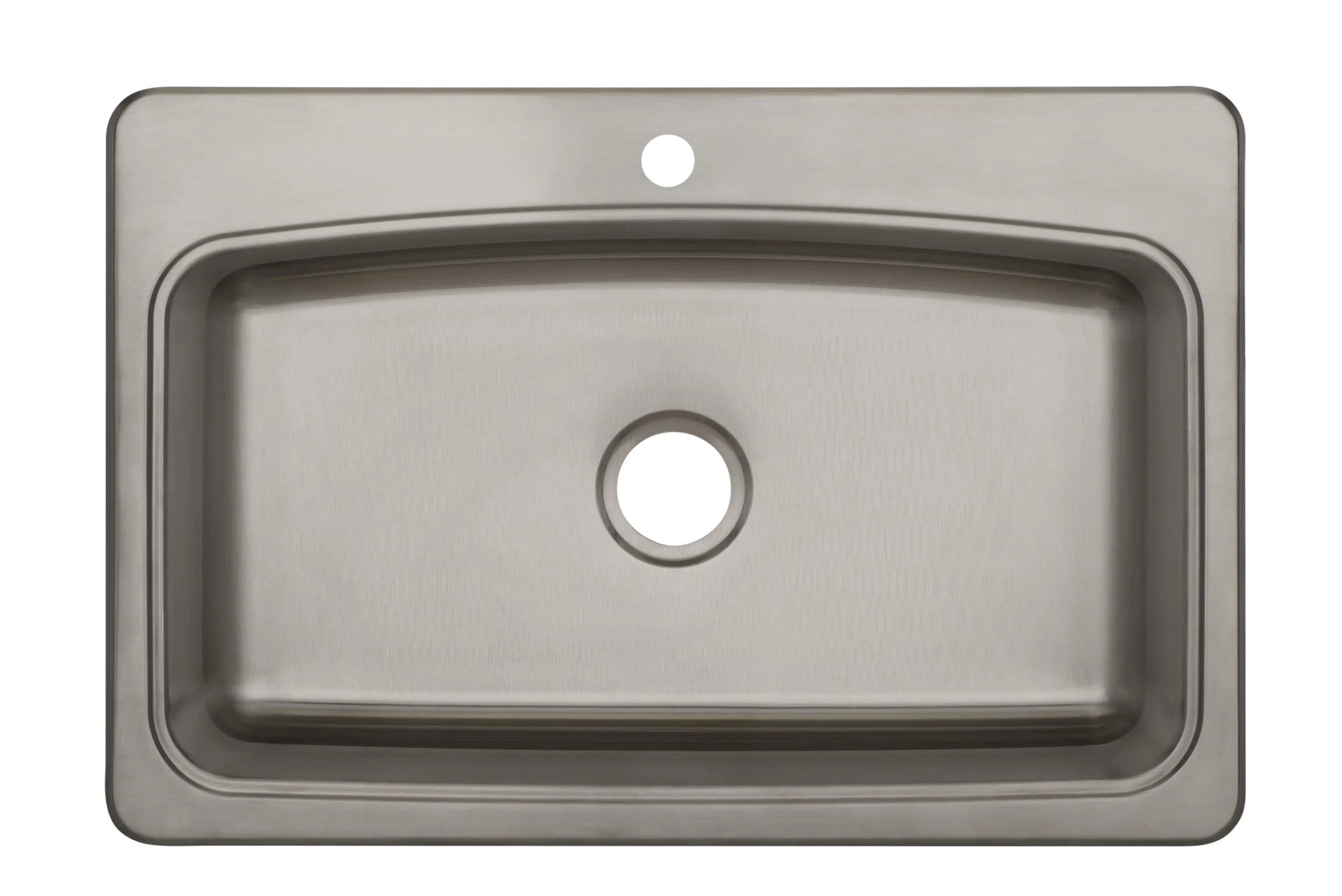 Single Drop Sink Kitchen Bealeton Proflo Basin Stainless - In 32-15/16" Pfsr1b332261 Steel