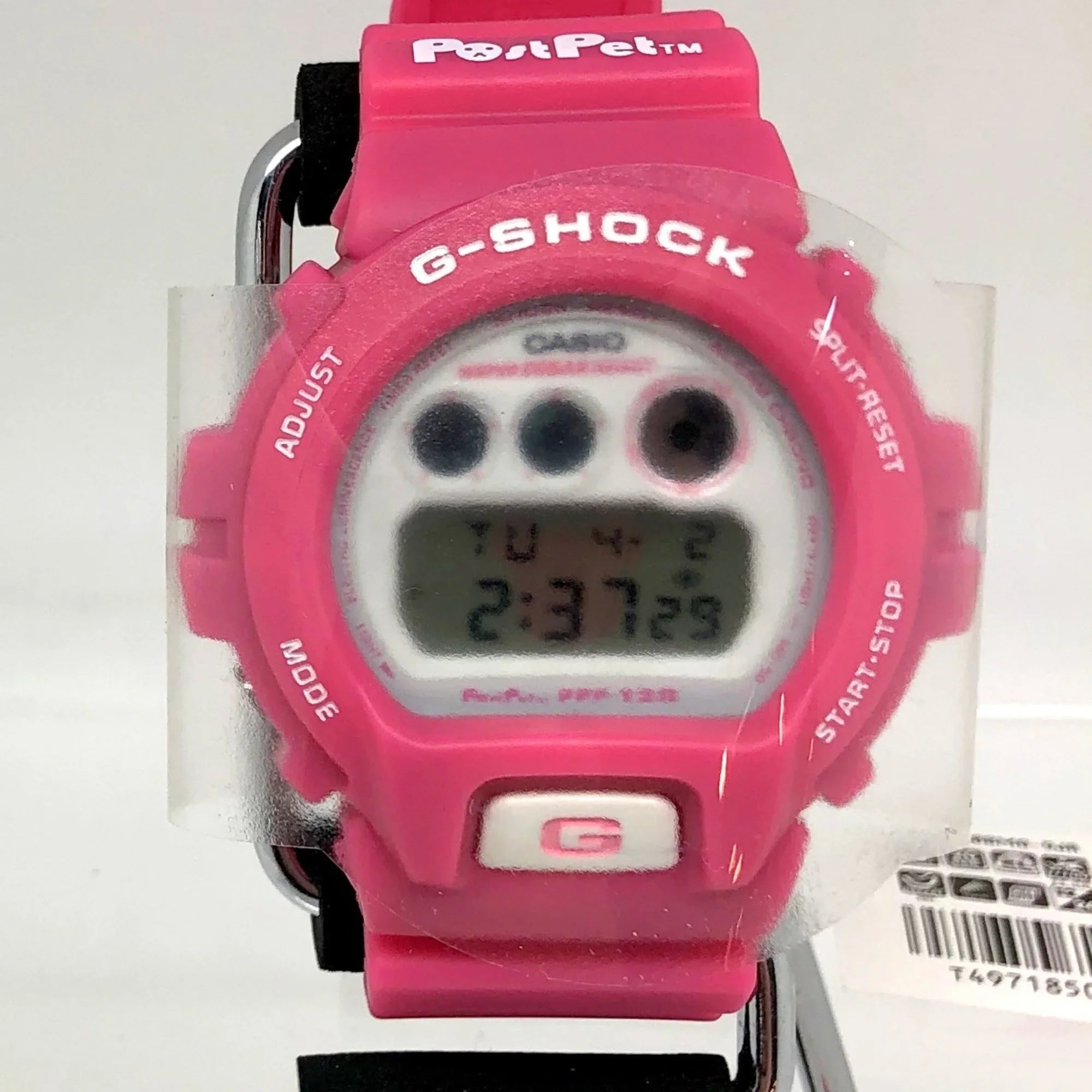 Quartz Pink Eyes Post DW-6900BMO-9JR (Good) Men's Pre-Owned Pet G-SHOCK Collaboration Store Three ITJT9ZWV73LU Watch CASIO Mikunigaoka White