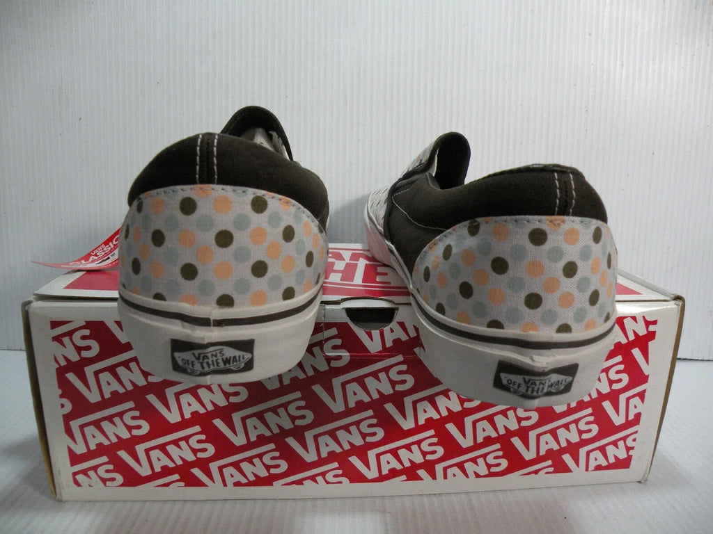 COFFEE/WALNUT 11 VANS CLASSIC POLKA MEN LOW DOTS SIZE SHOES NEW 5862299