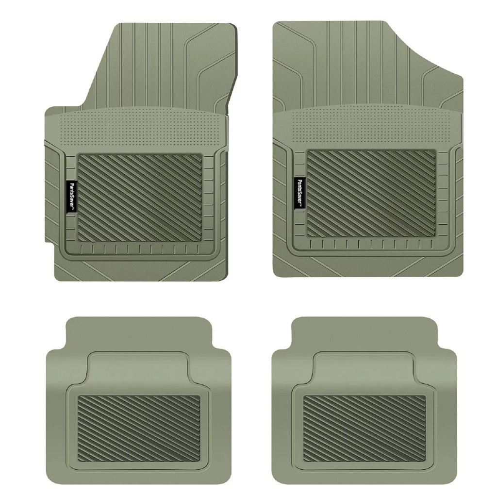 (Gray) Floor Set Protection Fit Weather GV80 2022-2023 PantsSaver -4 Custom Genesis Mats for Piece All