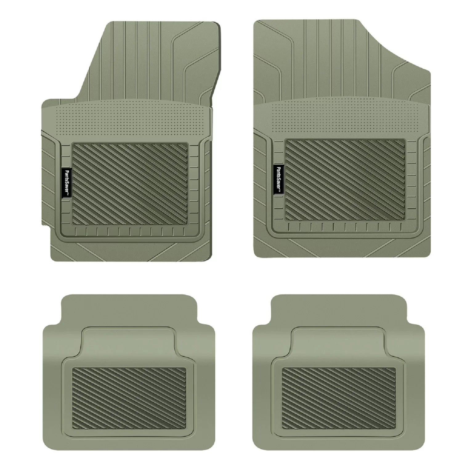 (Gray) Floor Set Protection Fit Weather GV80 2022-2023 PantsSaver -4 Custom Genesis Mats for Piece All