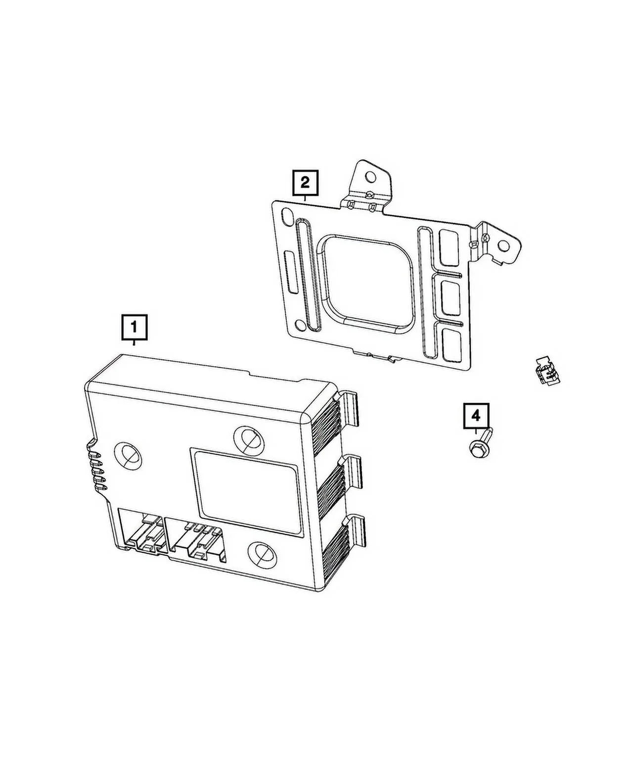 Trailer 68277136AF Genuine Module Mopar Tow