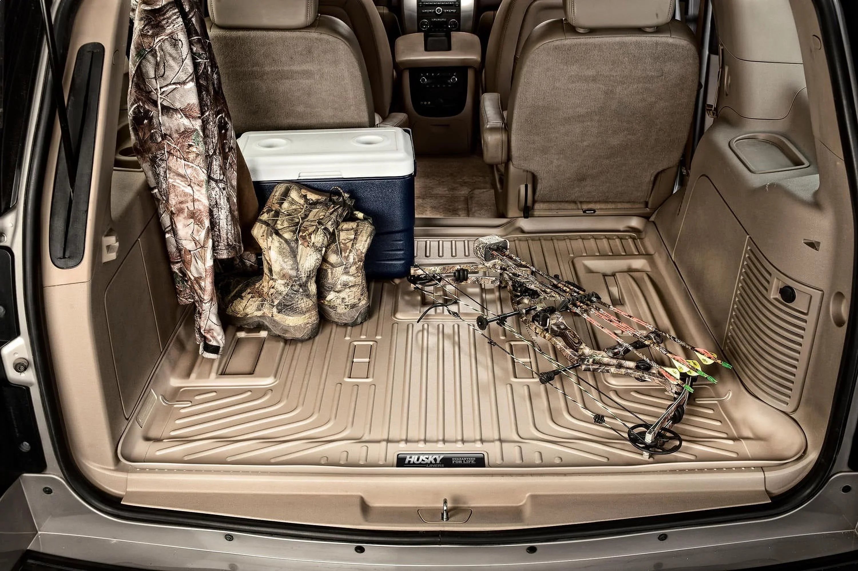 GMC Suburban, ESV/Suburban 2015-2020 Compatible Escalade by Yukon 3rd with Behind Husky with 2015-2020 Chevrolet Liner XL Cargo RealTruck select: Seat 15-19 Compatible