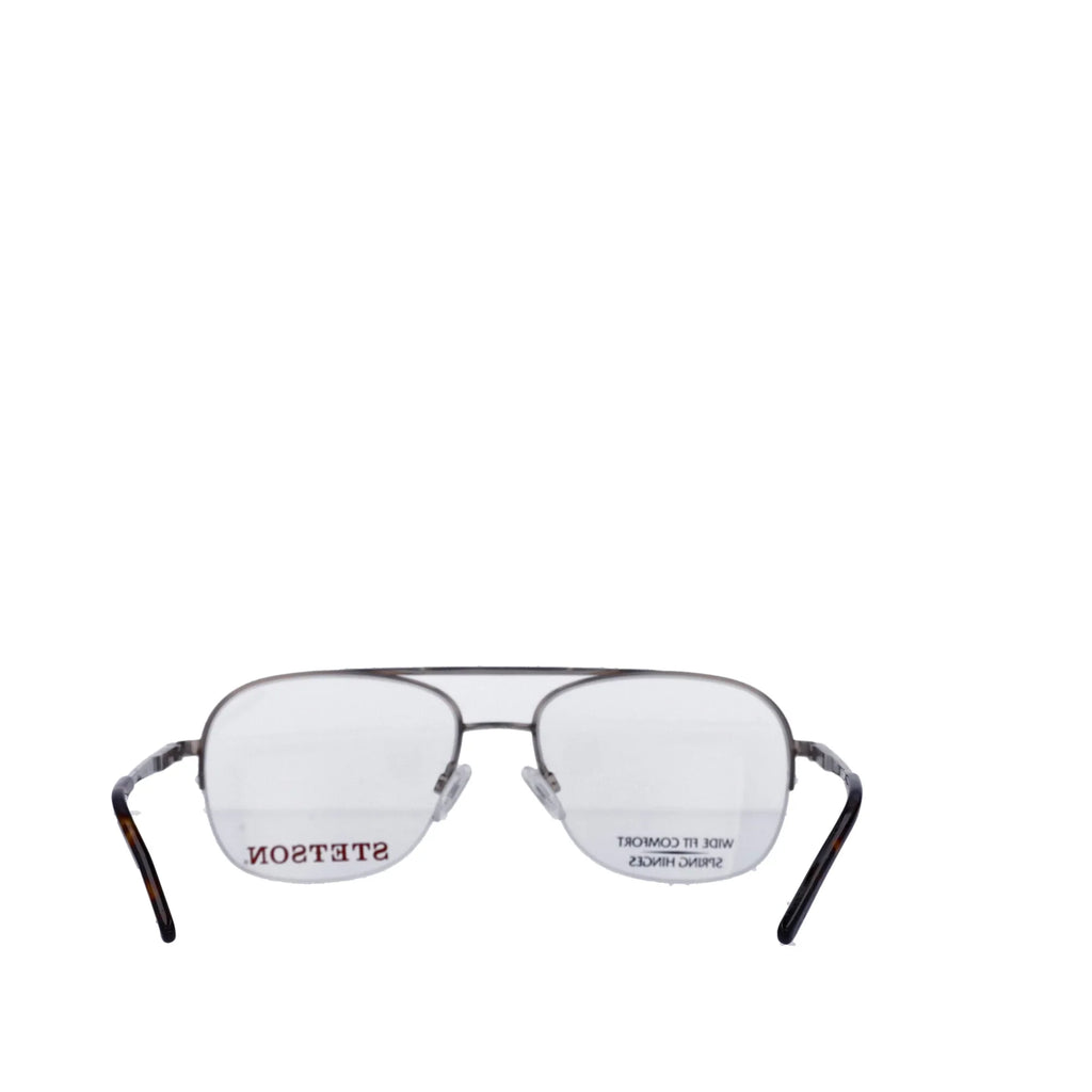Eyeglasses, Case ST 59-18-150, XL31, Square Gold, with Stetson Men's
