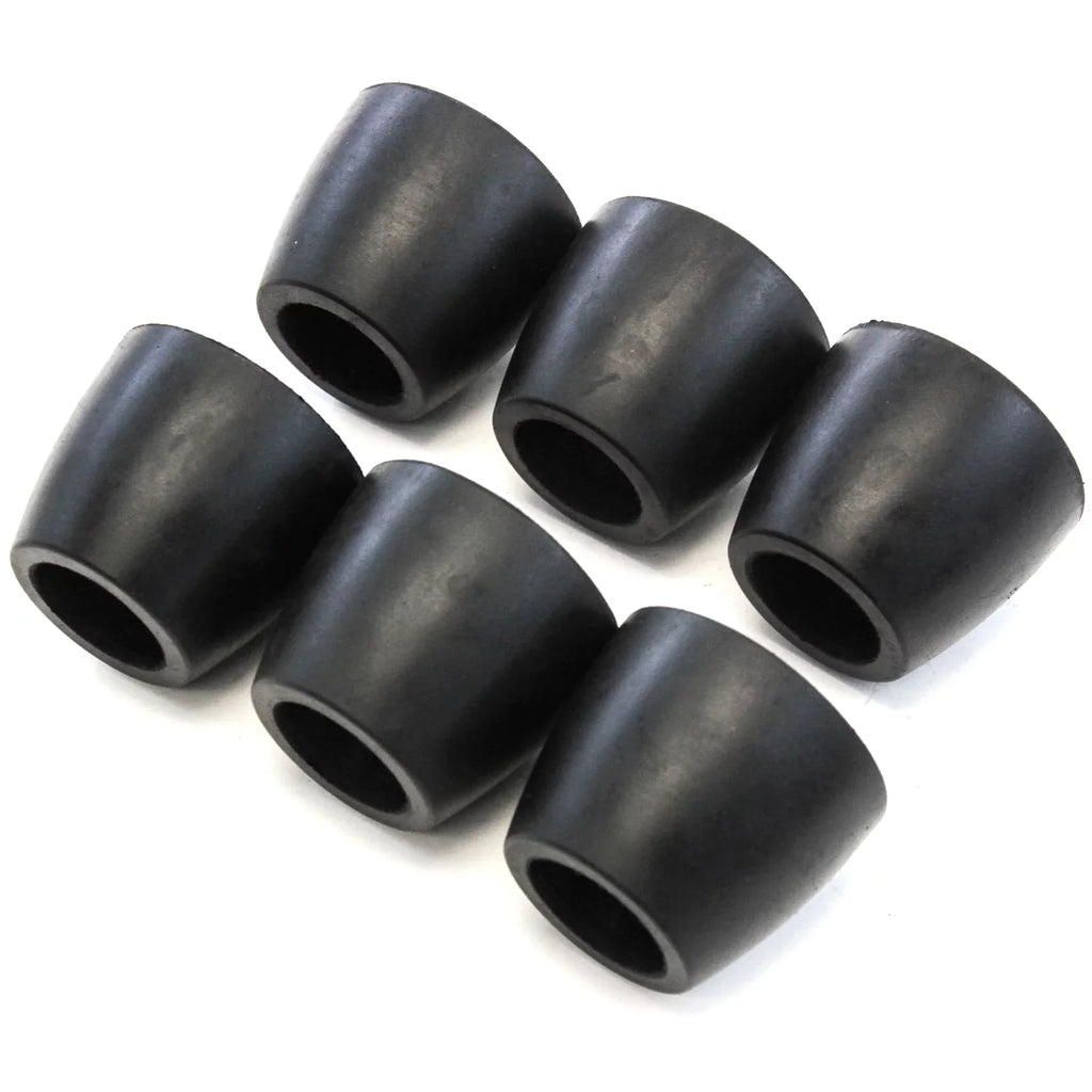 2 Cone Compatible Thick Trailer Inches for Cargo Replacement Hound 6 Stop Ramp Door Bumper Auto with Red Rubber Truck