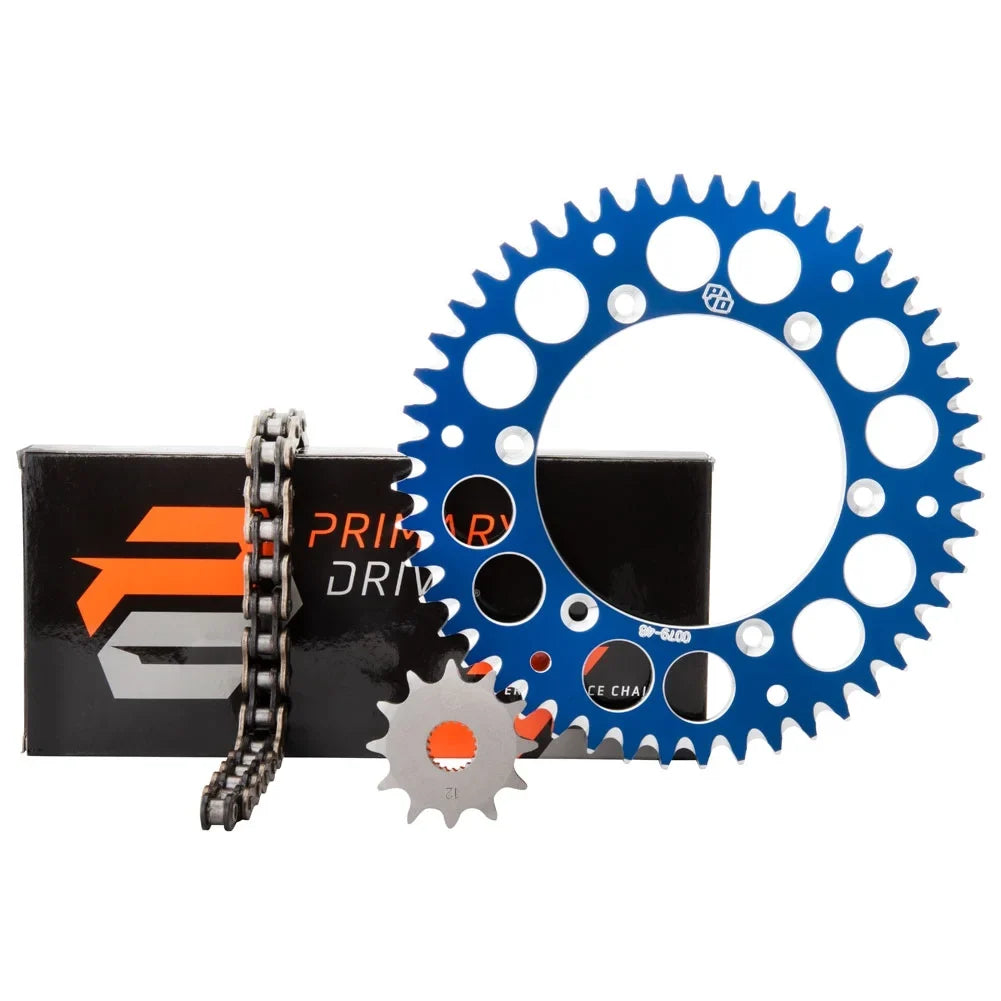 & WR250F Kit YAMAHA X-Ring Chain For Blue 2020-2022 Primary Drive Sprocket Rear Alloy