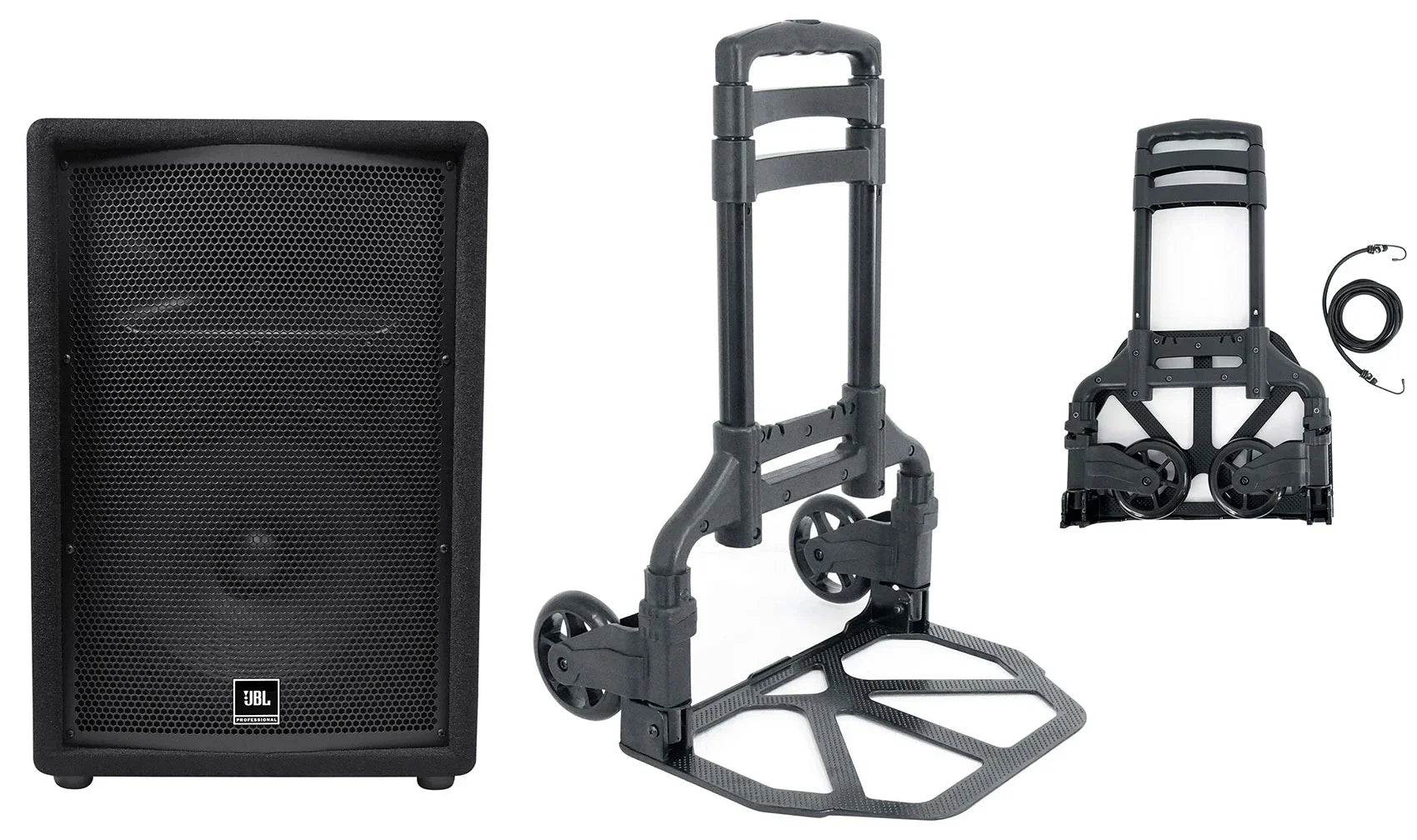 DJ Floor Truck 1,000 P/A JBL 2-Way Hand 12" Monitor Wedge Speaker + JRX212 Watt