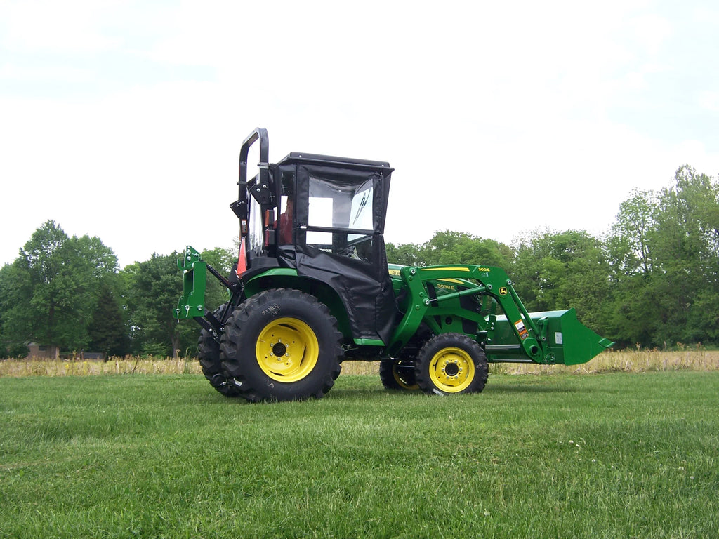 Enclosure Top 3025E, Hard 2018 40410 Tractor 3038E Above John and Cab Original 3032E, Fits Deere Cab