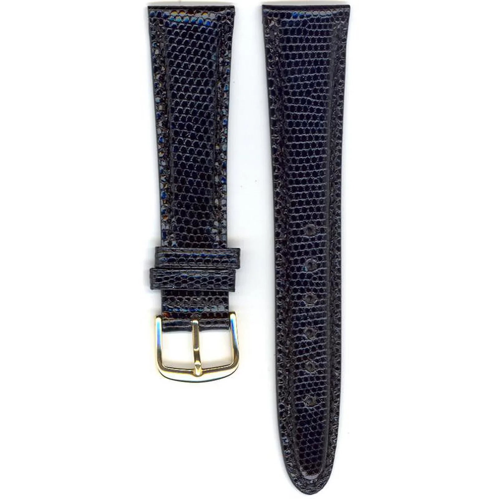 MS9436 Padded Watchband Black Seiko Genuine Lizard part#54275 20mm SDW664 fits Java